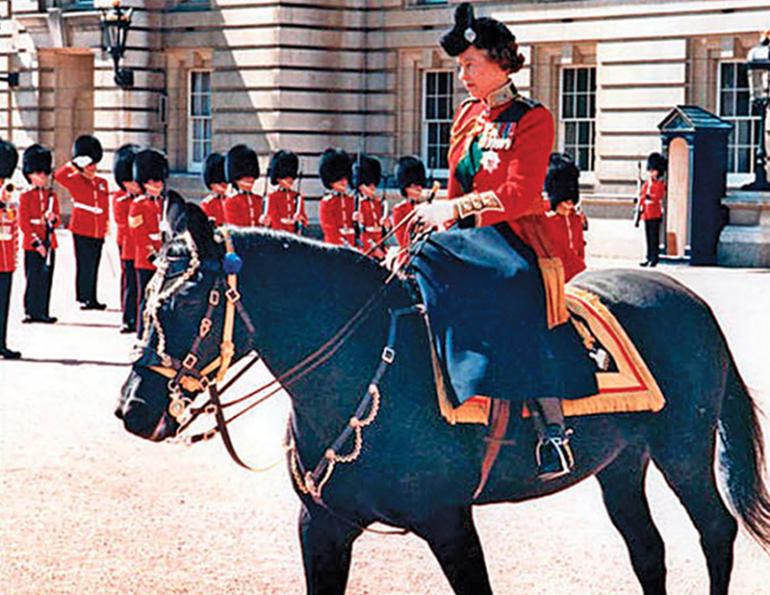 Queen Elizabeth - Canadian Mounties